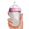 Comotomo Natural Feel Baby Bottle, Pink, Double Pack, 250 ml