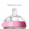 Comotomo Natural Feel Baby Bottle, Pink, Double Pack, 250 ml