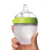 Comotomo Natural Feel Baby Bottle, Green, 150 ml