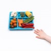 Bobo & boo Divided Plate – DOLPHIN BLUE
