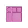 Bobo&boo Divided Plate – FLAMINGO PINK