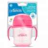 Dr Browns 6 oz/180 ml Soft-Spout Transition Cup w/ Handles – Pink