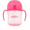 Dr Browns 6 oz/180 ml Soft-Spout Transition Cup w/ Handles – Pink