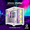 ATX Computer chasis with 7 Fans & Controller- White Chiller