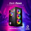 ATX Computer chasis with 4 Fans & Controller- Dark nova