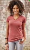 Russell R-166F-0 Ladies' V-Neck HD Summer Tees