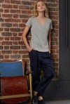 Women V Neck - Organic Cotton Tee