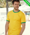 Fruit Of The Loom - Valueweight Ringer T