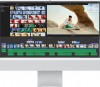 Apple iMac 24 inch (2021) M1 chip with 8-Core CPU, 7-Core GPU, 256GB storage¹, 8GB unified memory, 24-inch - Silver Color MGTF3B/A