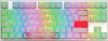 Ducky One 2 TKL RGB, Cherry Speed Silver Switch,Type-C USB, RGB Backlit , PBT Double-shot, Seamless Font - White