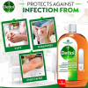 Dettol Antiseptic Antibacterial Disinfectant Liquid for Effective Germ Protection & Personal Hygiene, Used in Floor Cleaning, Bathing and Laundry, 1L