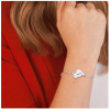Personalized Baby Feet Bracelet with Engraving