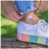 Customized Heart Anklet with Name Engraving