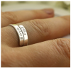 Personalized Ring with 2 Names Engraving