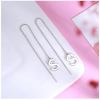 Personalized Tic Tac Earrings with Initial Alphabetc