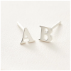 Personalized Initial Stud Earrings
