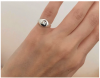 Personalized Signet Ring with Initial Alphabet
