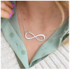 Personalized Infinity Necklace with 2 Names