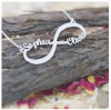 Personalized Infinity Necklace with 2 Names