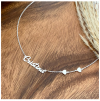 Name Necklace with Hearts