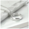 Customized Men's Necklace with Engraved Ring