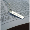 Men's Bar Necklace with Engraving