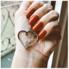 Personalized Heart Necklace with 2 Names