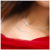 Layered Name Necklace with Heartbeat