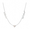Personalized Necklace with Heart & 2 Names