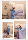 Shahid Tawakkal New Unstitched Embroidered Digital Printed Lawn Shirt , Chiffon Dupatta - Blue