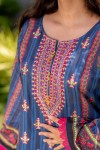Lawn Embroidered 3Pcs Stitched Suit - 5