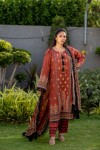 Lawn Embroidered 3Pcs Stitched Suit - 8