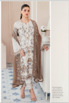 Rangoon by Ramsha unstitched Embroidered Chiffon Luxury - D 911