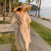 Designer Plain Dress in Chiffon