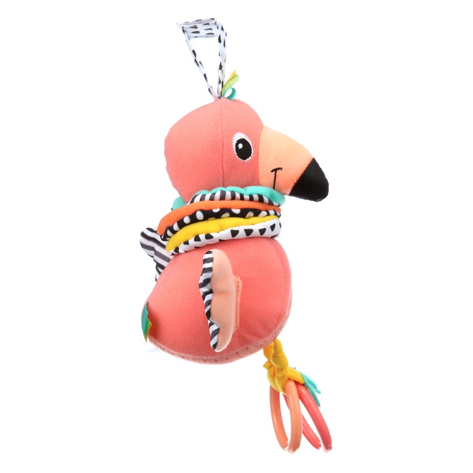 Infantino, Hug & Tug Musical Flamingo – Pink