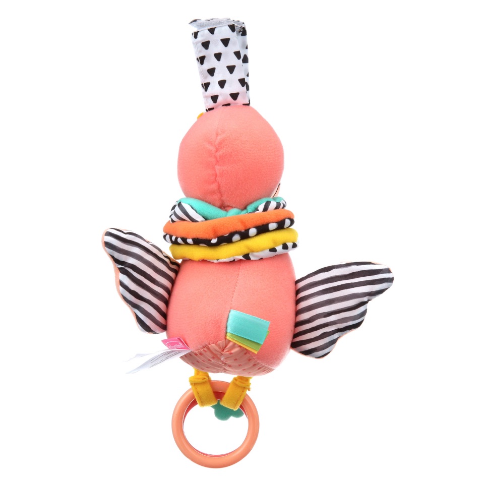 Infantino, Hug & Tug Musical Flamingo – Pink