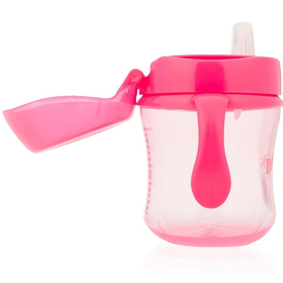 Dr Browns 6 oz/180 ml Soft-Spout Transition Cup w/ Handles – Pink