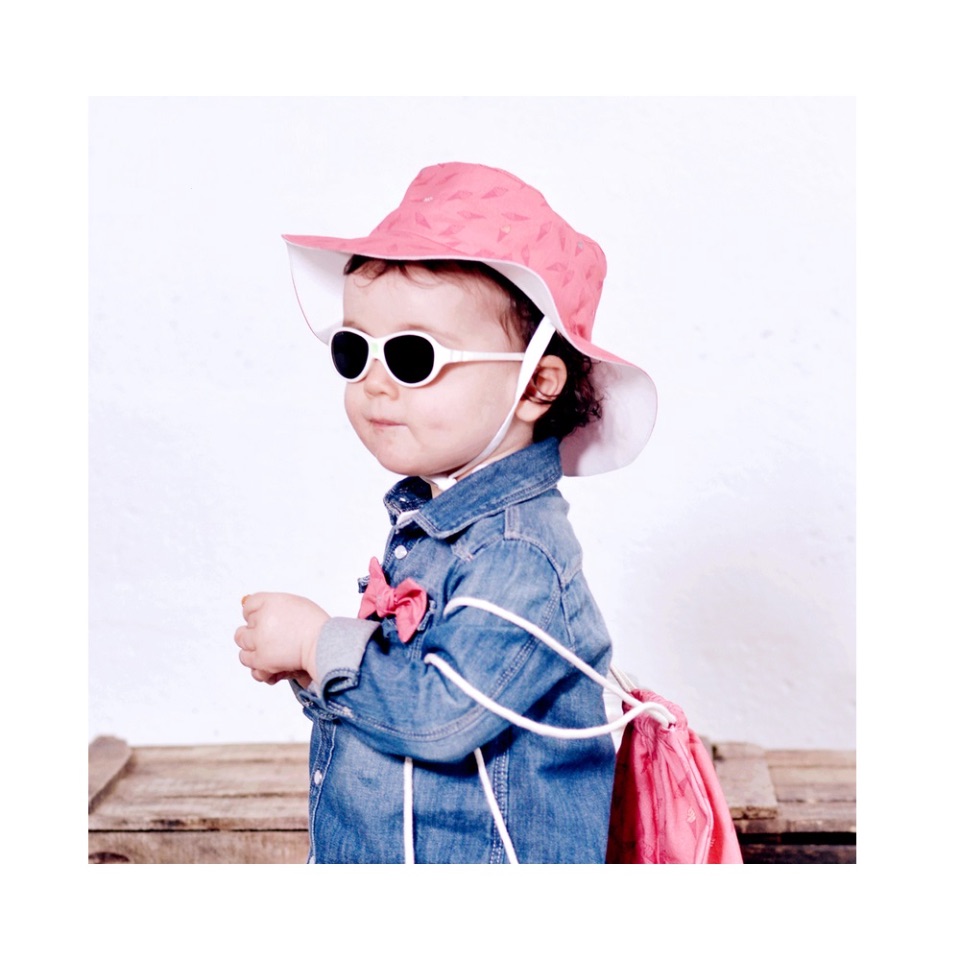 Ki ET LA, SUN HAT KAPEL Ice Kreme, Anti-UV, Reversible, 4-6 Yrs, 54 cm