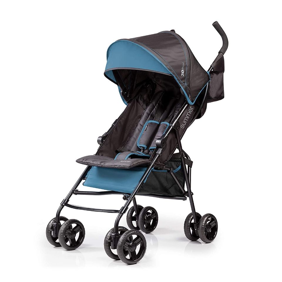 Summer Infant, 3D Mini Convenience Stroller -Dusty Blue