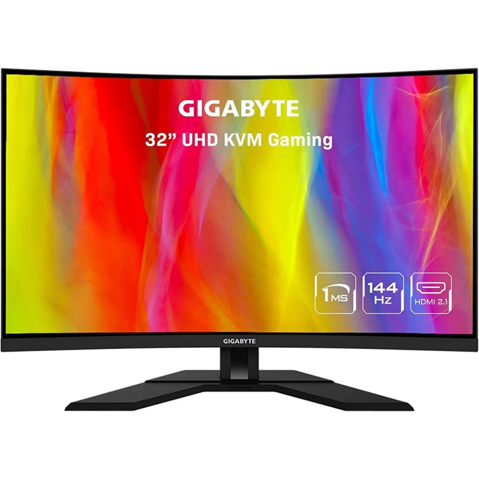 GIGABYTE M32UC 32″ 144Hz (160Hz OC) 4K UHD Curved Gaming Monitor