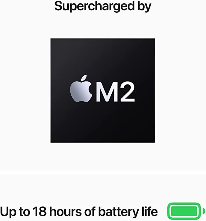 MacBook Air M2 Chip,8GB Unified Memory, 256GB SSD Storage, 16-core Neural Engine, 13.6-inch - Starlight