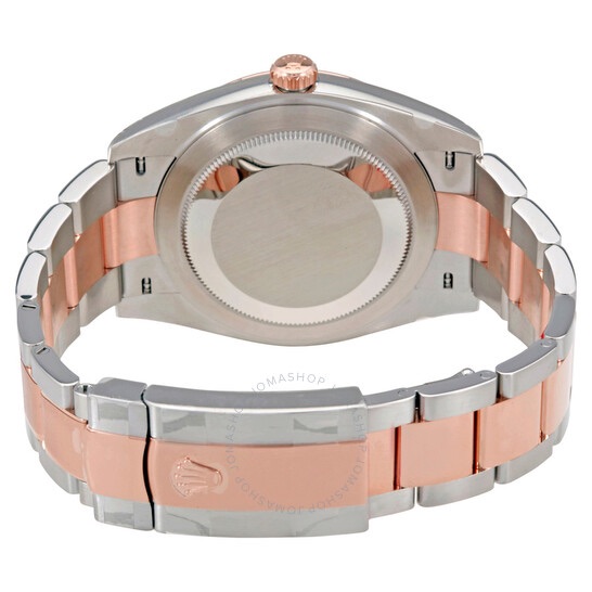 ROLEX Datejust 41 Chocolate Dial Steel and 18K Everose Gold  Watch