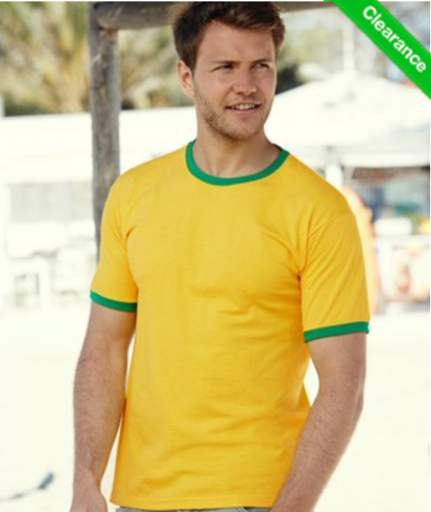 Fruit Of The Loom - Valueweight Ringer T
