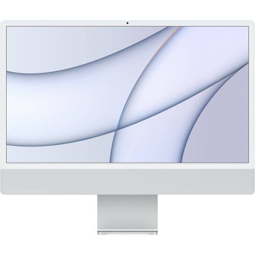 Apple iMac 24 inch (2021) M1 chip with 8-Core CPU, 7-Core GPU, 256GB storage¹, 8GB unified memory, 24-inch - Silver Color MGTF3B/A