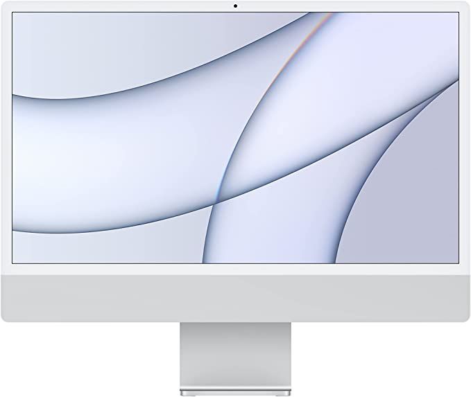 Apple iMac 24 inch (2021) M1 chip - UK English Silver Color MGPD3B/A
