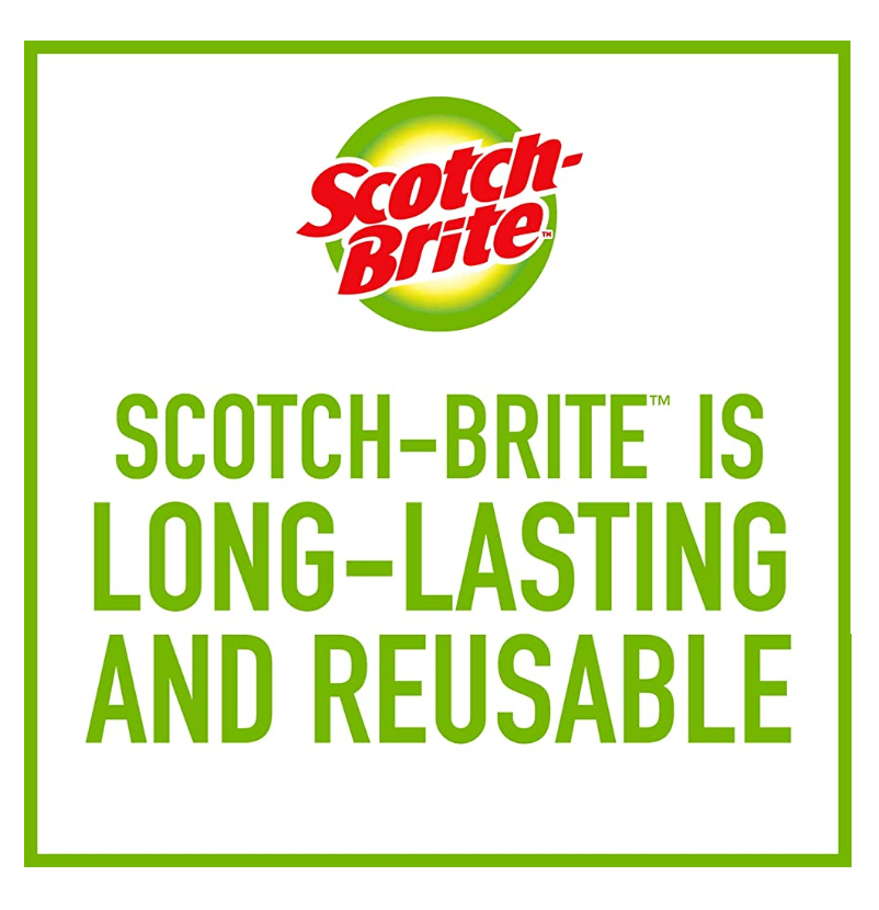 Scotch-Brite Heavy Duty Scour Pads, Green