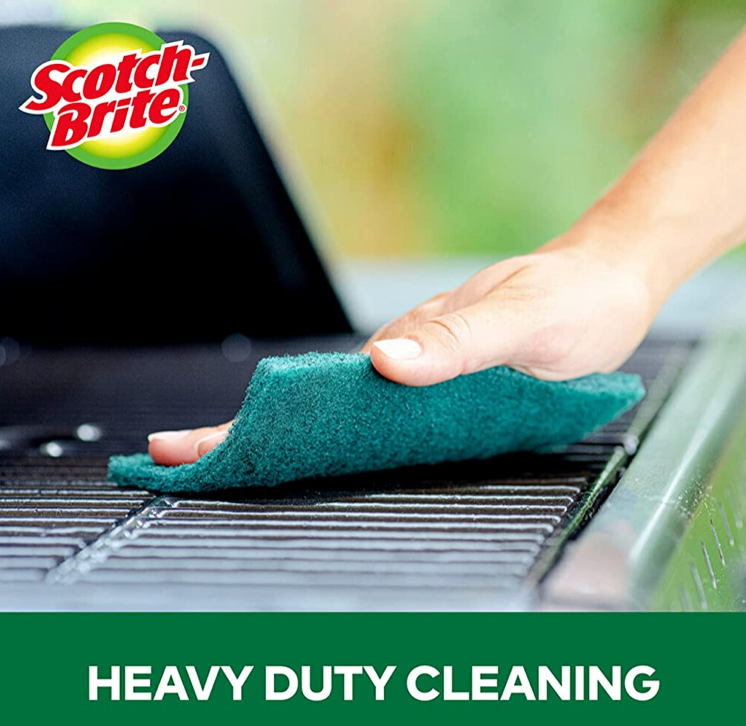 Scotch-Brite Heavy Duty Scour Pads, Green