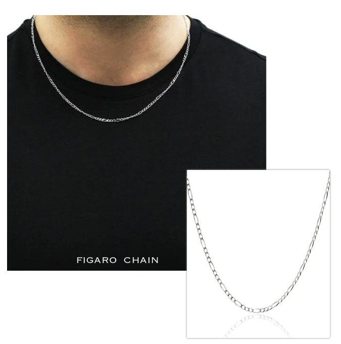 Customized Men's Necklace with Engraved Ring