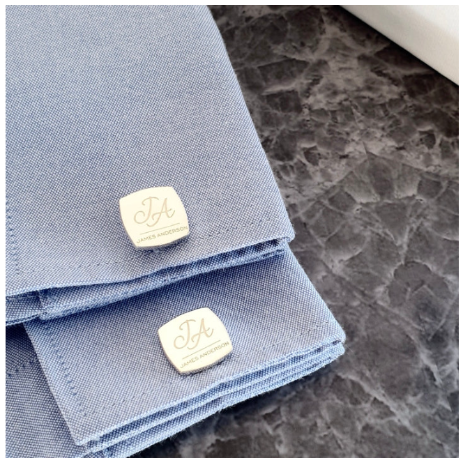 Customized Square Shape Cufflinks