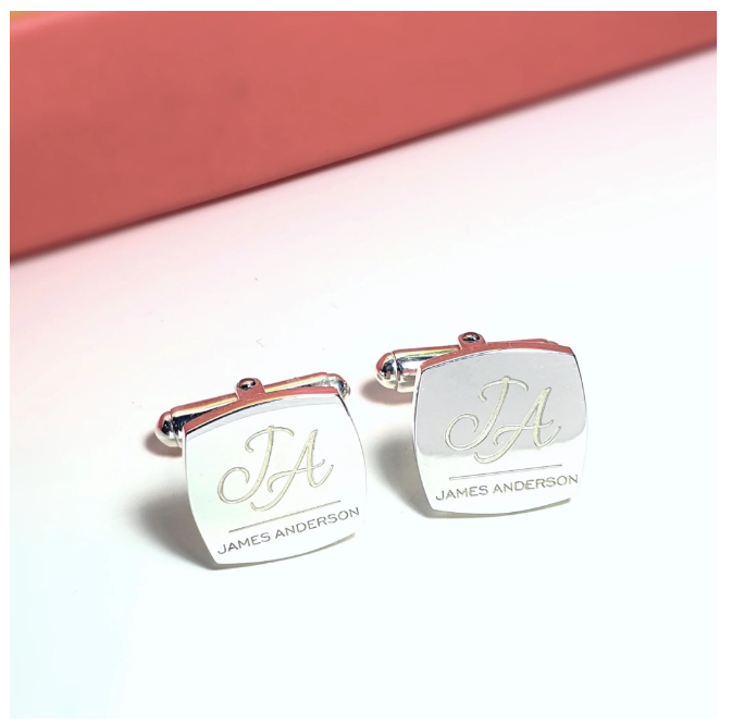 Customized Square Shape Cufflinks
